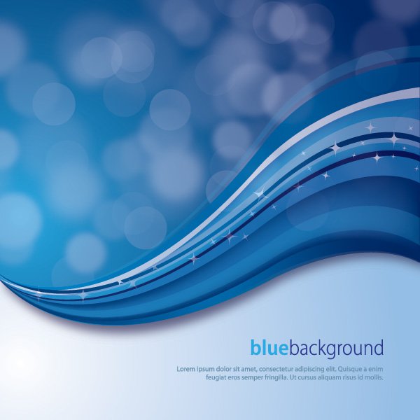 600x600 Magical Blue Background Vector Graphic Vector Free Vector