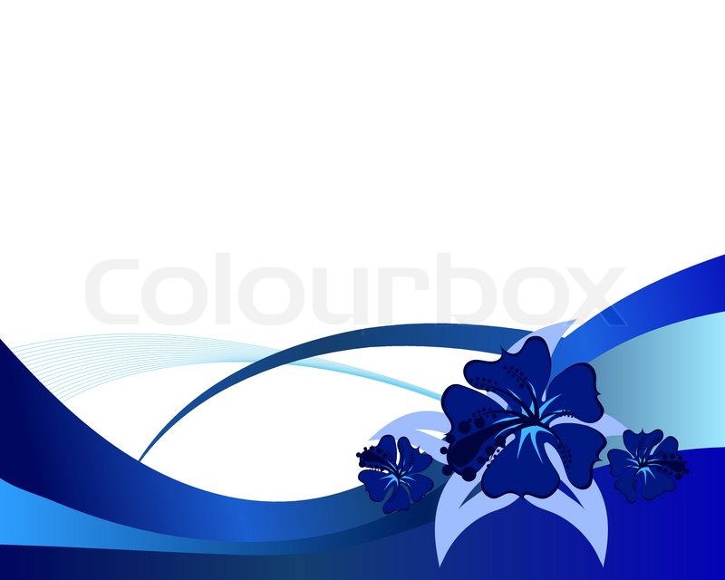 800x640 Floral Vector Background With Leaves And Flowers Stock Vector