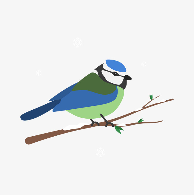 650x651 Vector Birds, Flat, Branches, Blue Jays Png And Vector For Free
