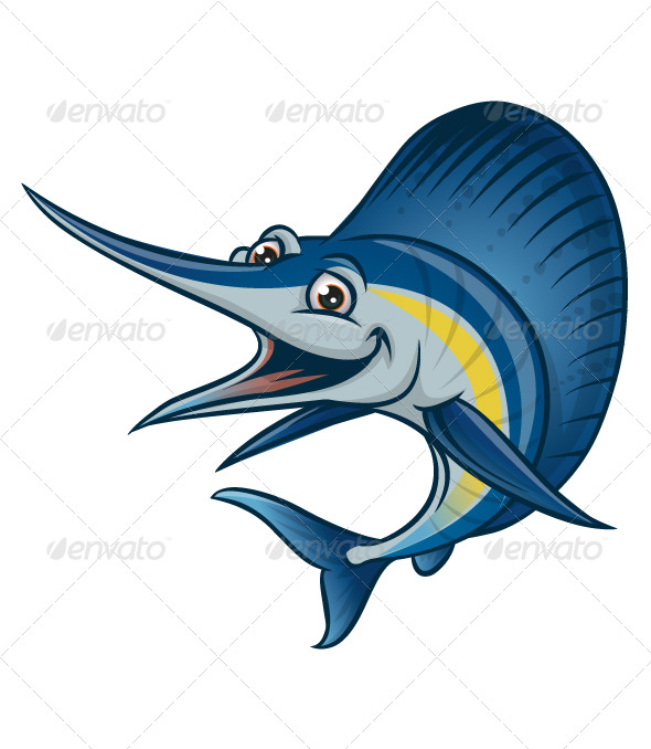 590x678 Blue Marlin By Makou Graphicriver