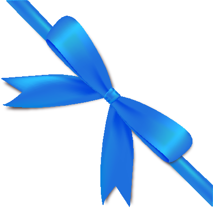 435x425 Blue Bow Ribbon Icon2 Vector Data Svg(Vector)public Domain
