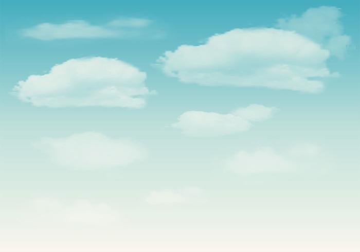 700x490 Clouds On Blue Sky Vector