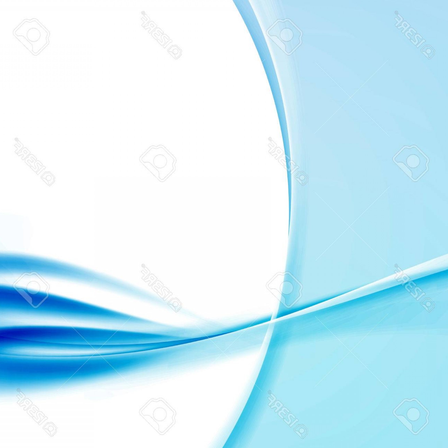 1560x1560 Photostock Vector Transparent Modernistic Blue Swoosh Wave