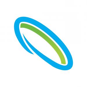 300x300 Stock Illustration Colorful Blue Bright Speed Swoosh Lines