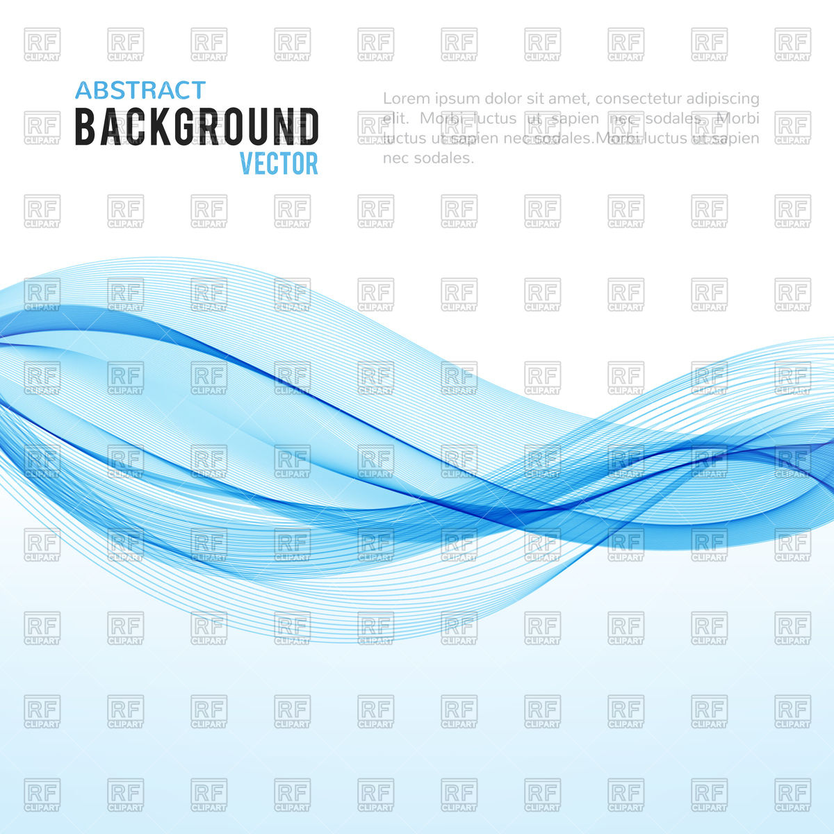 1200x1200 Abstract Blue Wave Vector Image Vector Artwork Of Backgrounds