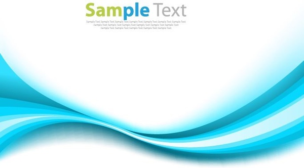 600x332 Abstract Blue Wave Vector Background Illustration Free Vector In