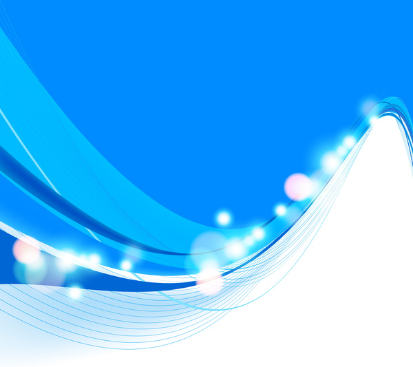 600x533 Abstract Colorfull Blue Wave Vector Background Free Vector In