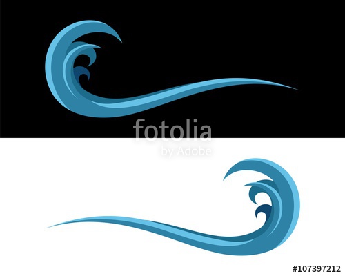 500x400 Blue Wave Vector Stock Image And Royalty Free Vector Files On