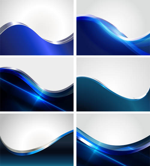 500x554 Bright Blue Wave Backgrounds Vector Design Free Download