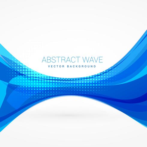 490x490 Abstract Blue Wave Vector Design Illustration