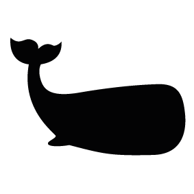 283x283 Collection Of Free Whale Vector Silhouette. Download On Ubisafe