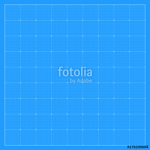 500x500 Square Blueprint Background. Vector Illustration Stock Image And