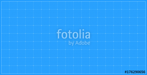 500x255 Wide Blueprint Background. Vector Illustration Stock Image And