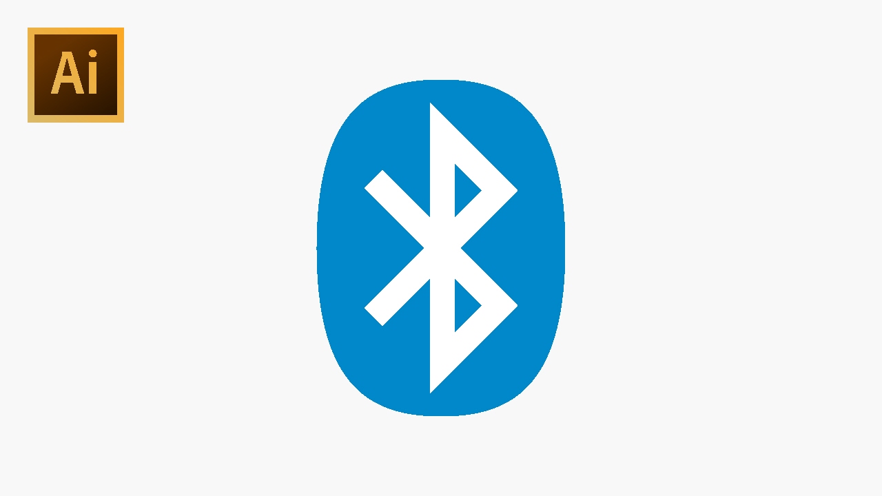 1280x720 How To Draw Original Bluetooth Vector Logo