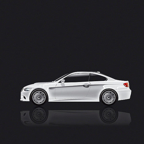 500x500 Bmw Vector Drawing Of A Bmw.