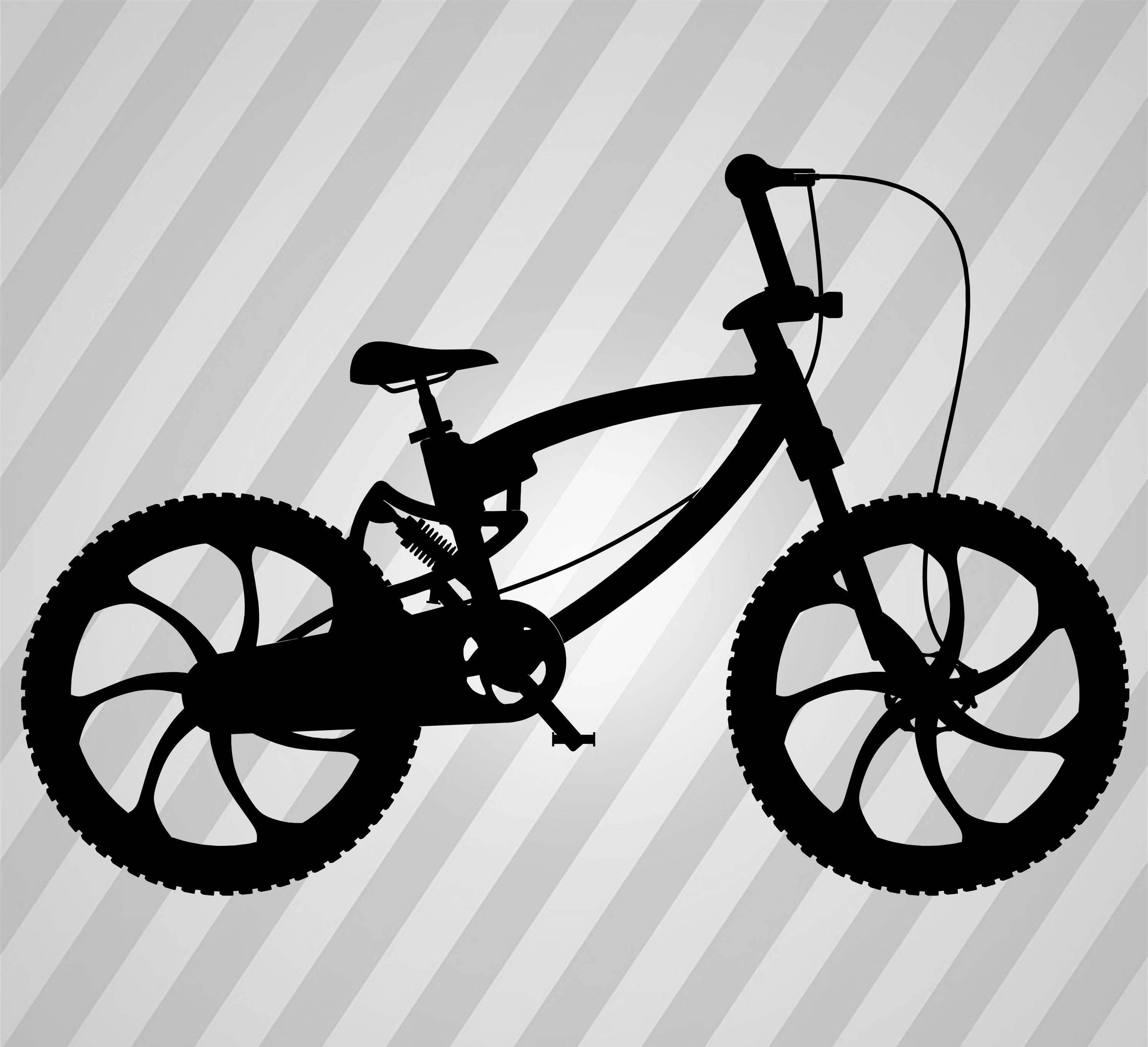 3000x2737 Bmx Bike Silhouette