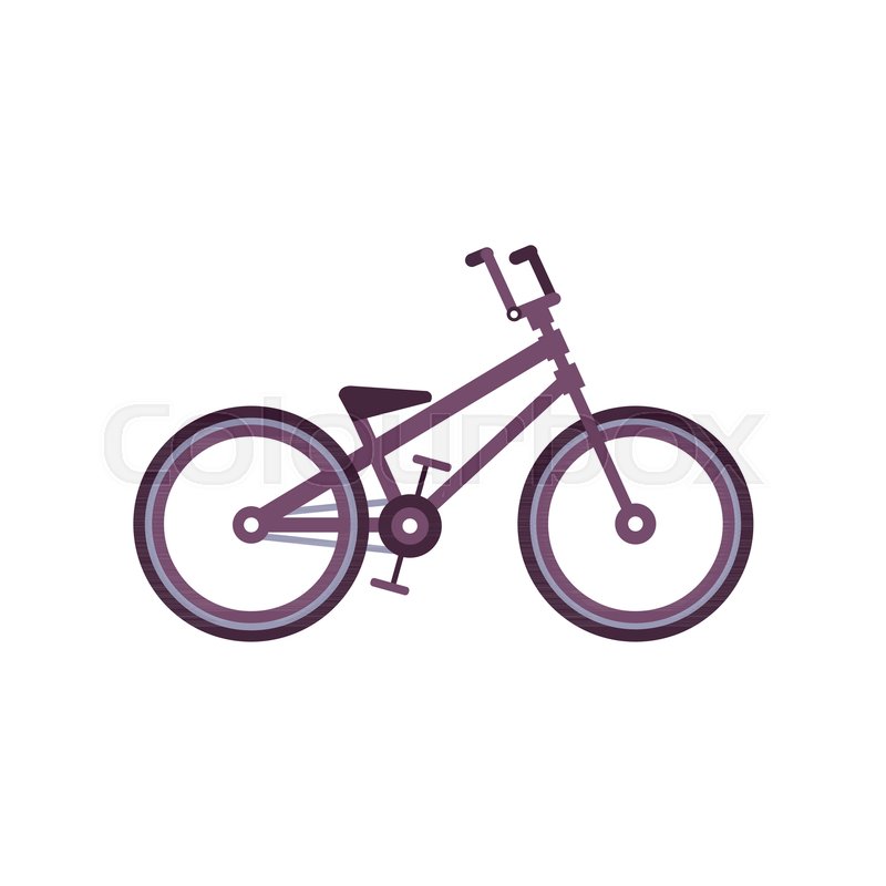 800x800 Bmx Bike, Modern Bicycle Vector Illustration On A White Background