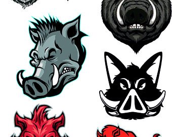 340x270 Boar Vector Etsy