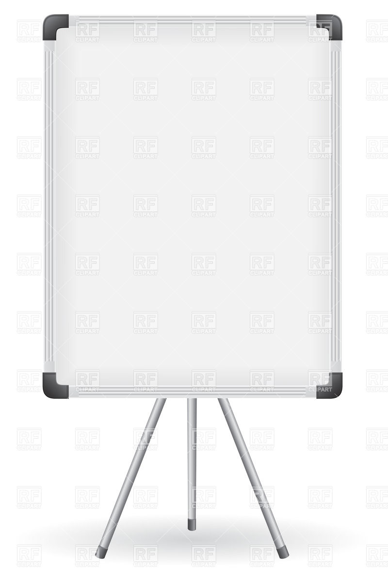 800x1200 Plastic White Marker Board Vector Image Vector Artwork Of