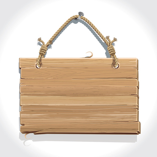 500x500 Retro Wooden Board Signage Design Vector Free Vector In