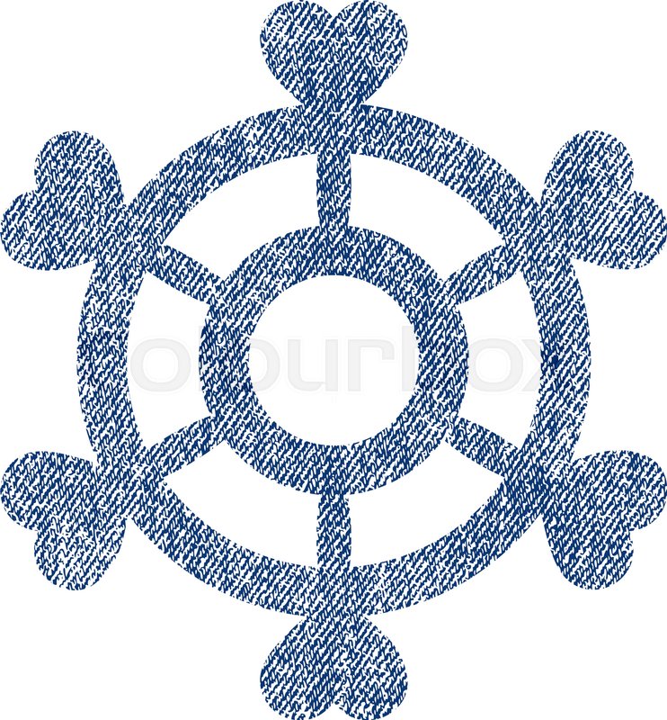 742x800 Lovely Boat Steering Wheel Vector Textured Icon For Overlay