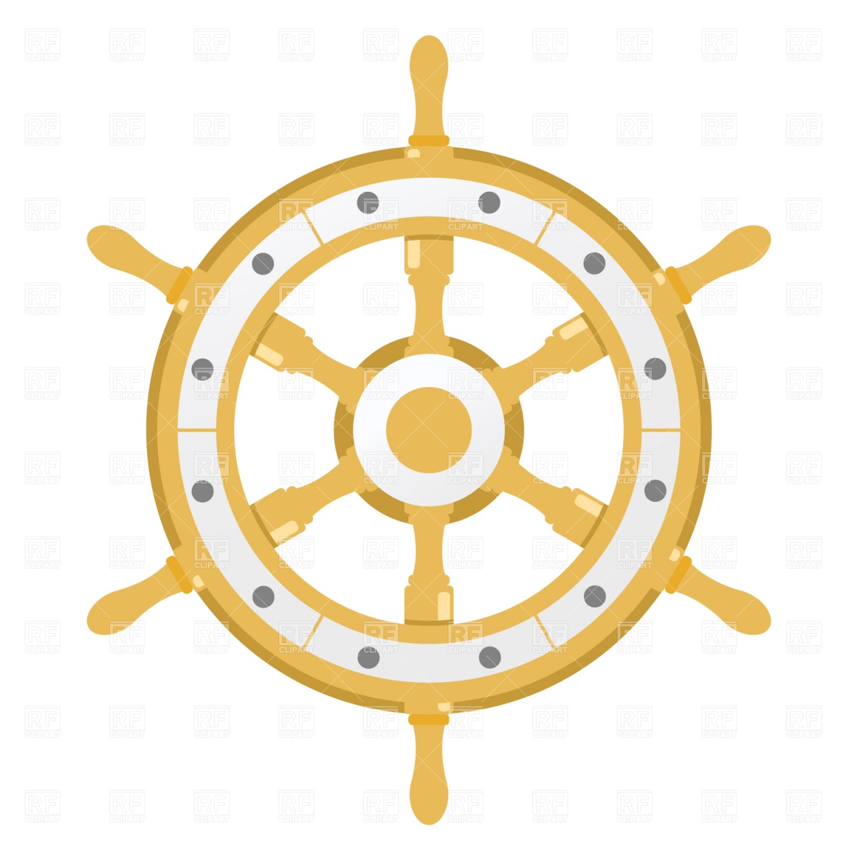 1200x1200 Boat Steering Wheel Clipart