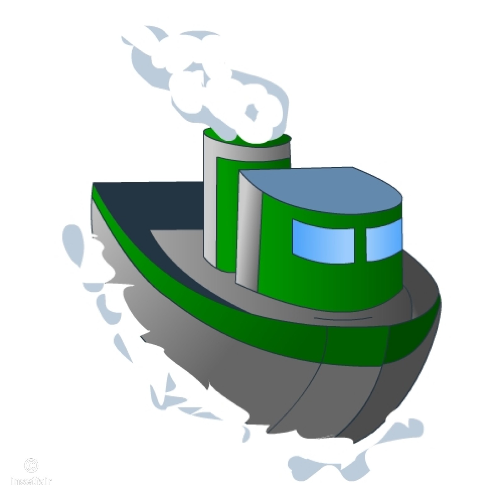 1600x1600 Cartoon Launch Boat Vector Free Clipart