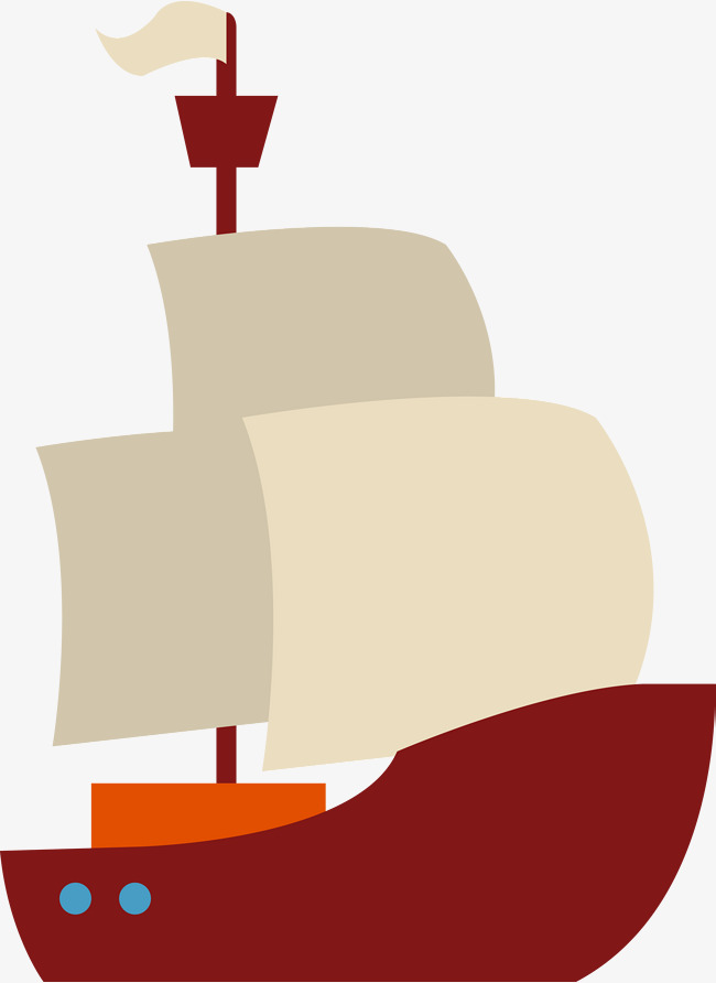 650x892 Cartoon Boat Vector, Cartoon Vector, Boat Vector, Vector Cargo
