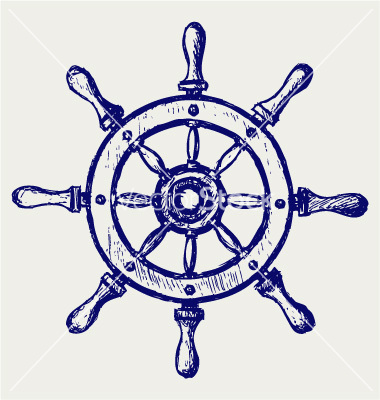 380x400 Sailboat Wheel Clipart