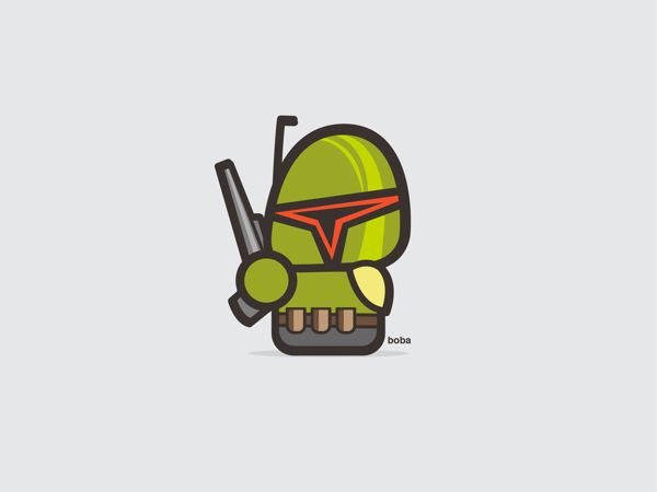 600x450 Boba Vector Illustrations Of Pop Culture Icons.