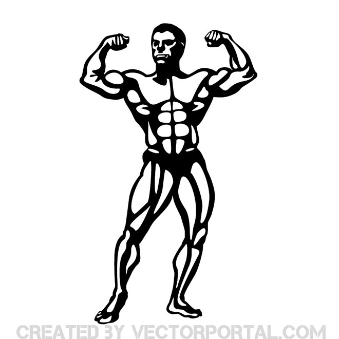 660x660 Bodybuilder Image Free Vector 123freevectors