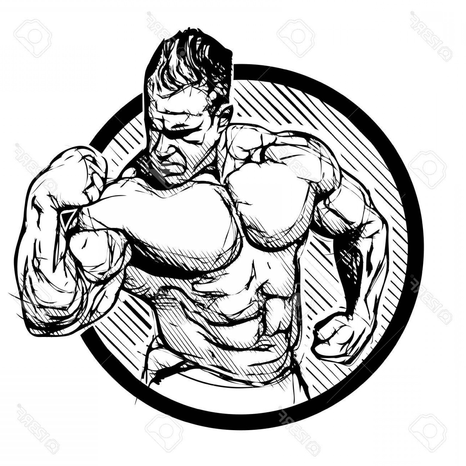 1560x1560 Bodybuilder Vector Art Sohadacouri