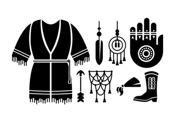 352x247 Boho Vector Floral Elements Free Vector Download 389315 Cannypic