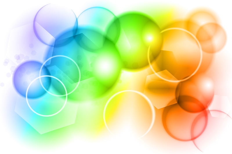 800x532 Color Bokeh Vector Graphic