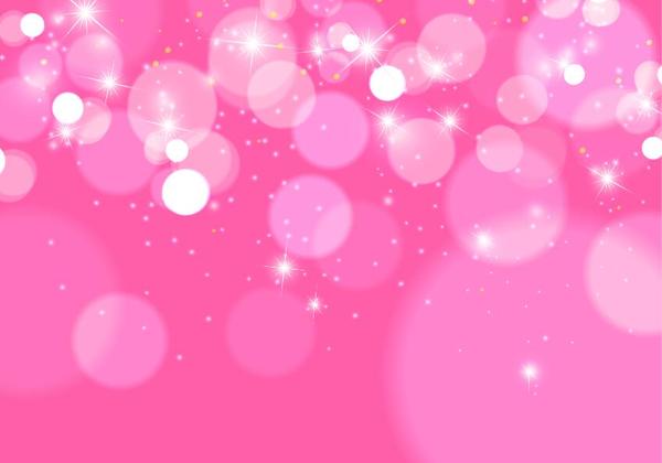 600x420 Shiny Pink Bokeh Vector Background Free Download