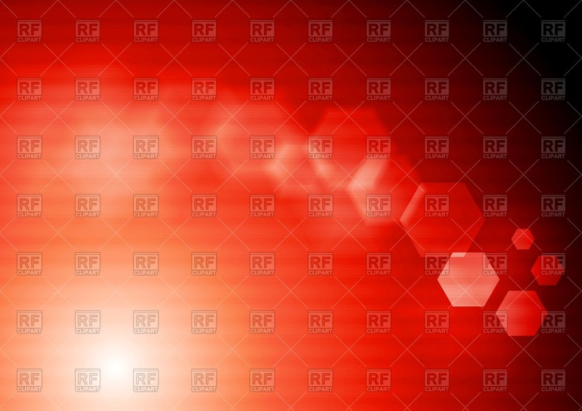 1200x847 Abstract Hi Tech Red Black Background With Hexagonal Bokeh Vector