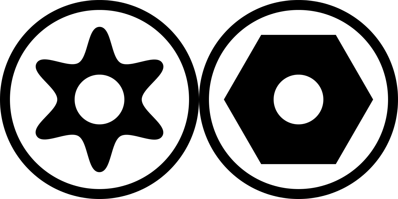 1280x640 Collection Of Free Screw Vector Head Silhouette. Download On Ubisafe