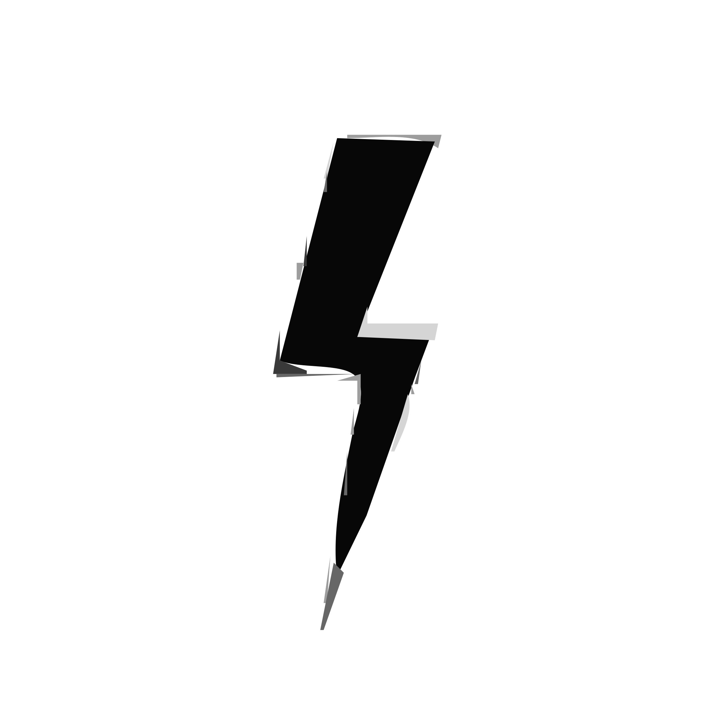 2390x2400 Lightning Bolt Vector Clipart