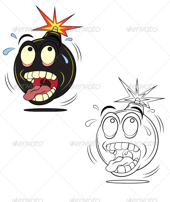 590x700 Panic Bomb Vector By Doddy77 Graphicriver