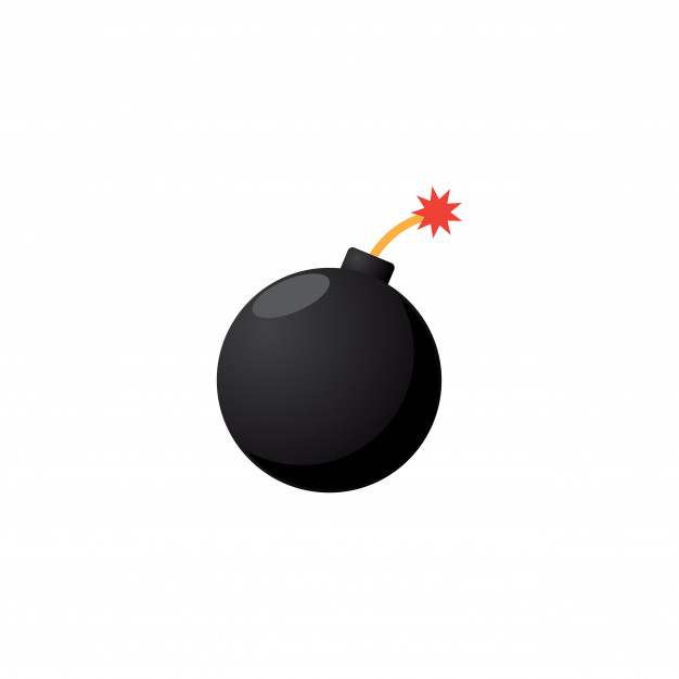 626x626 Bomb Vector Illustration Vector Premium Download