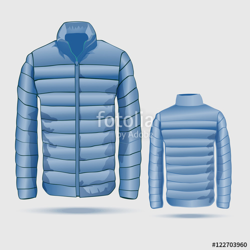 500x500 Bomber Jacket Template. Stock Image And Royalty Free Vector Files