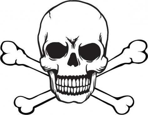 473x368 Skull And Bones Vector Free Free Vector Download (775 Free Vector