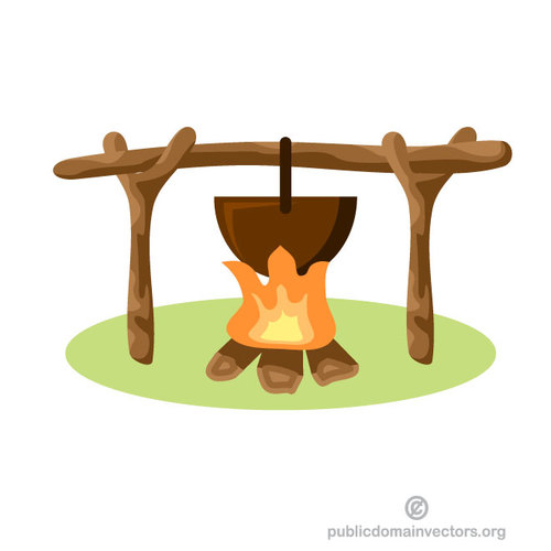 500x500 Bonfire Vector Clip Art Public Domain Vectors