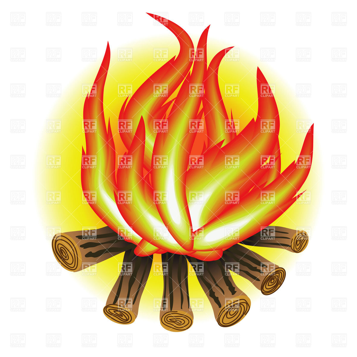 1200x1200 Cartoon Bonfire Vector Image Vector Artwork Of Objects Valeo5