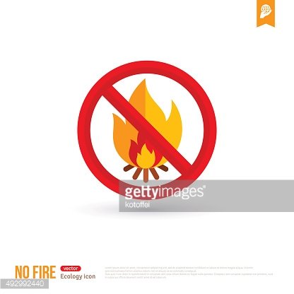 416x416 No Bonfire Vector Colorful Premium Clipart