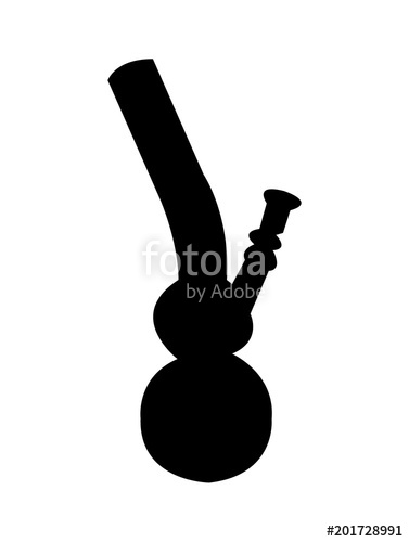 377x500 Silhouette Of A Bong Stock Image And Royalty Free Vector Files On