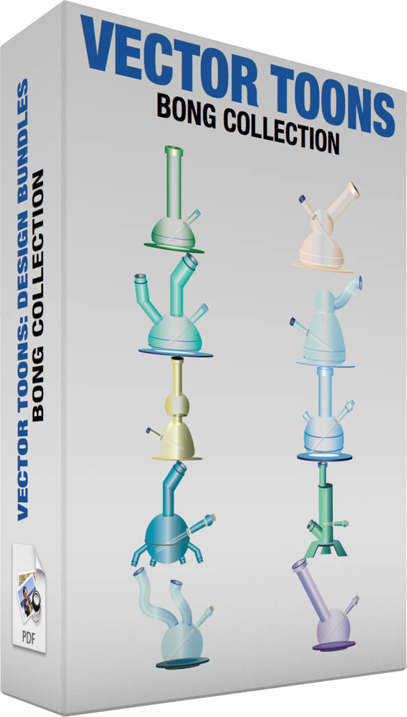 584x1029 Bong Collection Clipart By Vector Toons