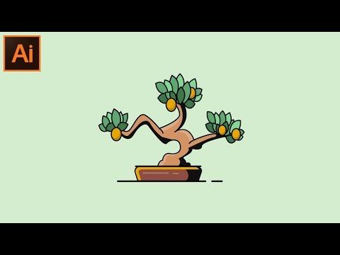 Bonsai Tree Vector