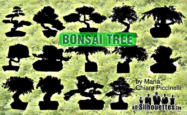 600x371 Vector Bonsai Tree Free Vector In Adobe Illustrator Ai ( .ai