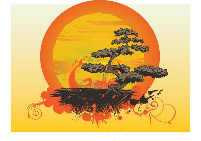 700x490 Bonsai Tree Vector